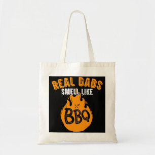 Mens Dads Smell Like BBQ Meat Smoker Griller BBQ G Tote Bag