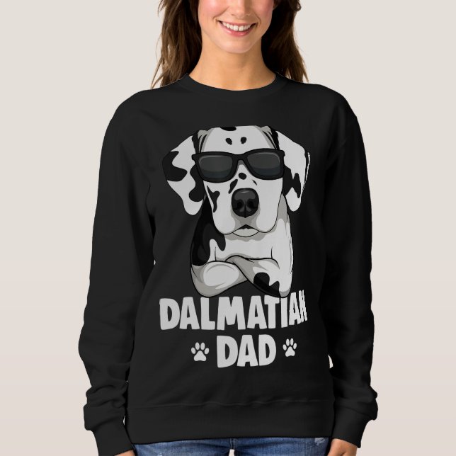 Mens Dalmatian Dog Dad Sweatshirt (Front)