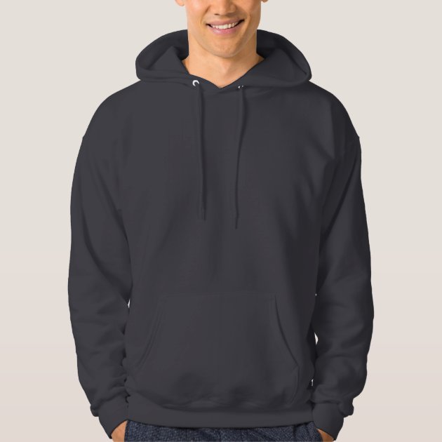 plain dark grey hoodie