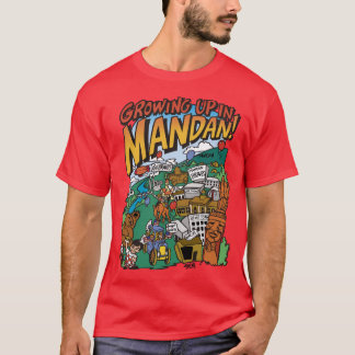 Men's Dark "Growing Up in Mandan" T-shirt