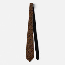Men's dark toned neck tie