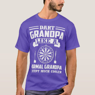 Mens Dart Grandpa like a normal grandpa except T-Shirt