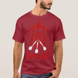Mens Dart Player Cool Quote The King Of Darts T-Shirt
