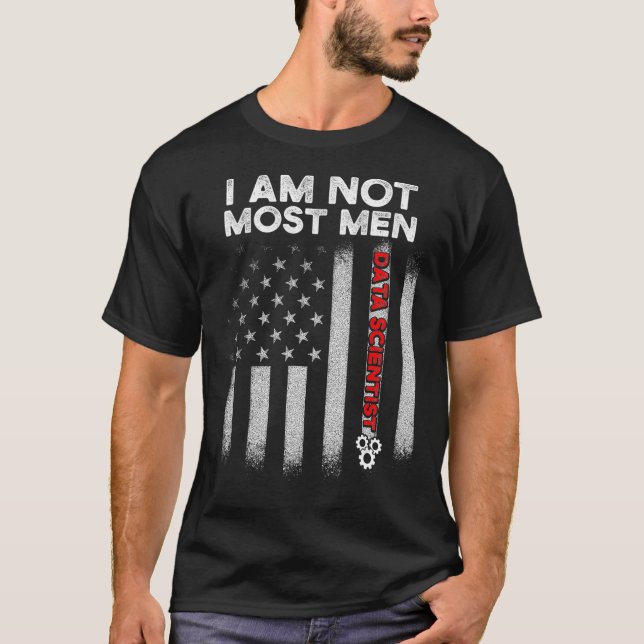 Mens Data Scientist Most Men Data Science Mining A T-Shirt (Front)