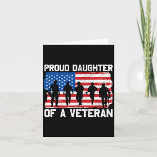 Mens Daughter Of Veteran Memorial Day Patriotic Card