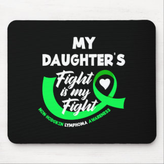 Mens Daughters Fight Is Fight Non-Hodgkin Lymphoma Mouse Pad