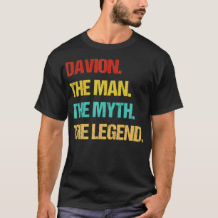 Mens Davion The Man The Myth The Legend T-Shirt