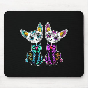 Mens Day Of Government Agencyd Sugar Cats Skeleton Mouse Pad