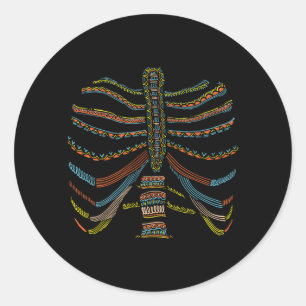 Mens Day Of The Government Agencyd Flowers Classic Round Sticker