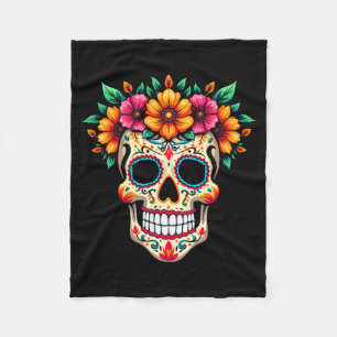 Mens Day Of The Government Agencyd Mexican Sugar Fleece Blanket
