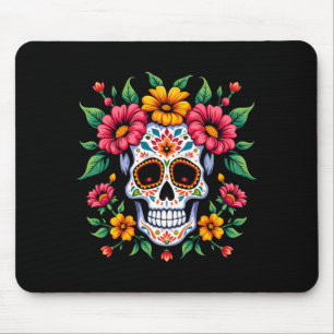 Mens Day Of The Government Agencyd Sugar Skull Mouse Pad