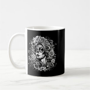 Mens De Los Muertos La Catrina Day Of The Coffee Mug