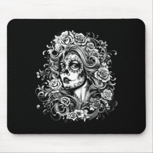 Mens De Los Muertos La Catrina Day Of The Mouse Pad