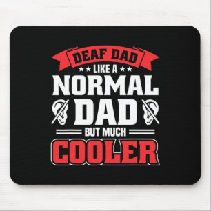 Mens Deaf Pride Hearing Loss Awareness Deaf Awaren Mouse Pad