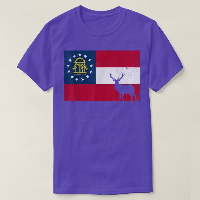 Mens Deer Hunting Proud Patriotic Hunter Wildlife  T-Shirt (Design Front)