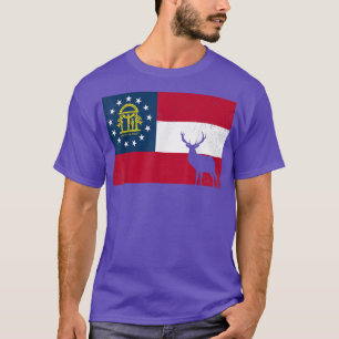 Mens Deer Hunting Proud Patriotic Hunter Wildlife T-Shirt
