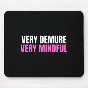 Mens demure mindful _ cutesy ladies work mouse pad