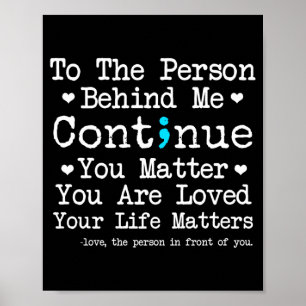 Mens Depression Suicide Prevention Awareness Poster