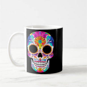 Mens Dia De Los Muertos Sugar Skull Cinco De Mayo Coffee Mug
