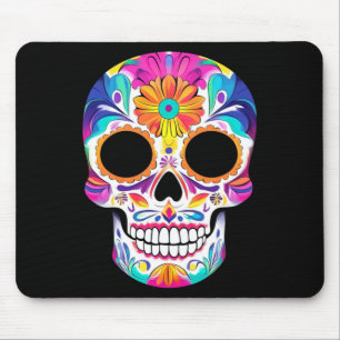 Mens Dia De Los Muertos Sugar Skull Cinco De Mayo Mouse Pad