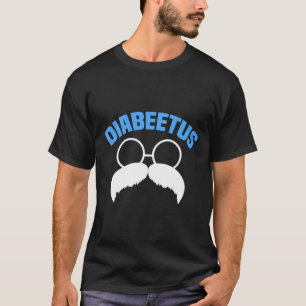 Mens Diabeetus Fun Diabetes Awareness Diabetic Bea T-Shirt