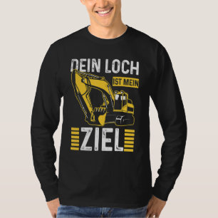 Mens Digger Excavator Guide Excavator Driver Civil T-Shirt