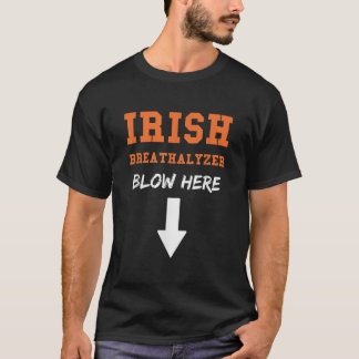 Mens Dirty Irish Breathalyzer Adult St Patricks Da T-Shirt