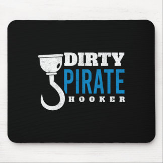 Mens dirty pirate freebooter caribbean sea thief mouse pad