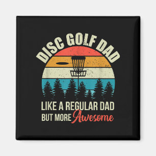 Mens Disc Golf Basket Quote Funny Disc Golf Dad Gi Magnet