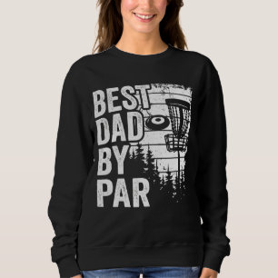 Mens Disc Golf Basket Retro Daddy Vintage Sweatshirt