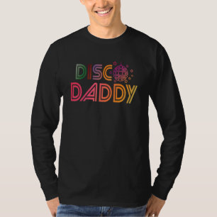 Mens Disco Daddy Retro Costume Matching 70s 80s Pa T-Shirt