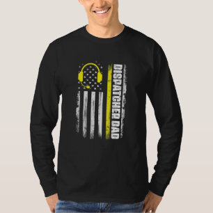 Mens Dispatcher Dad Dispatch Responder Operator 91 T-Shirt