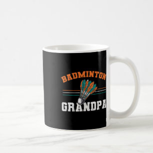 Mens Dminton Grandpa Shuttle Grandfather Men Dmint Coffee Mug