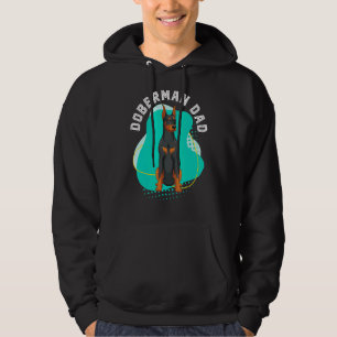 Mens Doberman Dad Dog  Men Animal Pet Daddy Doberm Hoodie