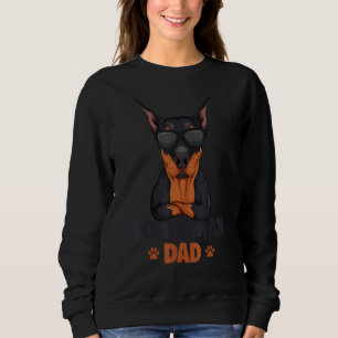 Mens Doberman Dobie Dad Dog Sweatshirt