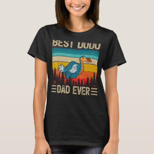Mens Dodo Bird Vintage Best Dodo Dad Ever Father' T-Shirt