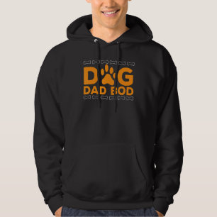 Mens Dog Dad Bod Father Papa Father's Day Dog Do Hoodie