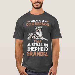 Mens Dog Grandfather Australian Shepherd Grandpa T-Shirt