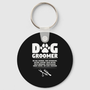 Mens dog groomer definition performance key ring