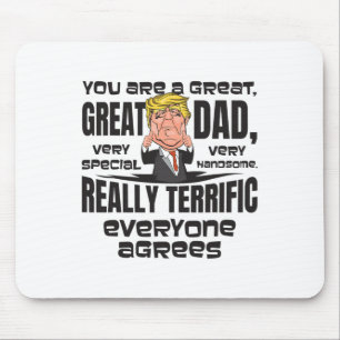 Mens Donald Trump Gifts For Republican Dad Christm Mouse Pad