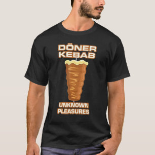 Mens Doner Kebab Unknown Pleasures Stick Wood Lamb T-Shirt