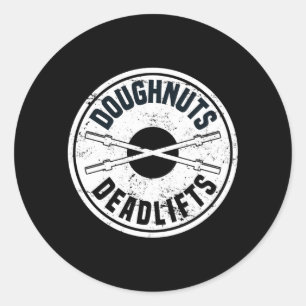 Mens Doughs And Government Agencydlifts Classic Round Sticker