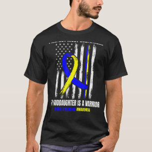 Mens Down Syndrome Awareness Godfather Goddaughter T-Shirt