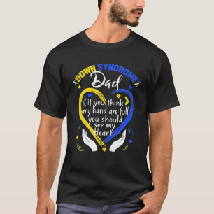 Mens Down Syndrome Dad Costume World Down Syndrome T-Shirt