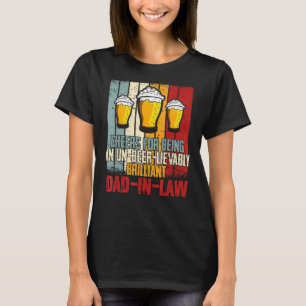 Mens  Drink Cheers For Being Un Beer Lievably Dad  T-Shirt