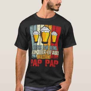 Mens Drink Cheers For Being Un Beer Lievably Pap T-Shirt