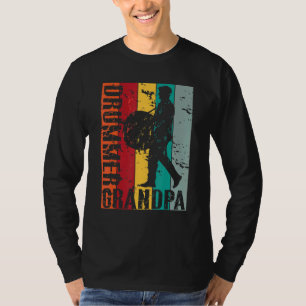 Mens Drummer Grandpa Rock And Roll Grandfather Dru T-Shirt