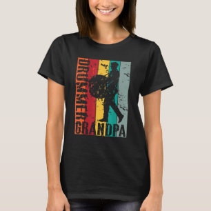 Mens Drummer Grandpa Rock And Roll Grandfather Dru T-Shirt