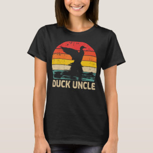 Mens Duck Vintage Retro Duck Uncle Father's Day T-Shirt