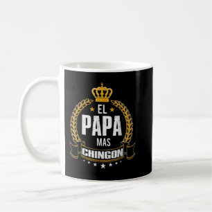 Mens El Papa Mas Chingon - Funny best Mexican Dad Coffee Mug
